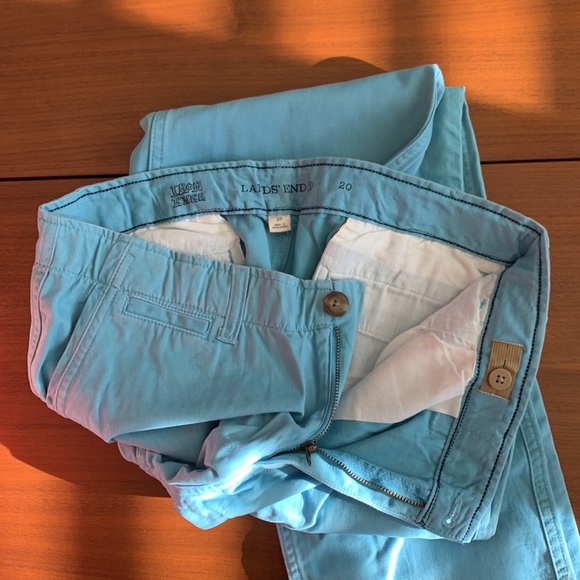 Lands End TKNEE Cadet TWL Pant Size 20 NWT Color Calm Sea - Picture 6 of 7